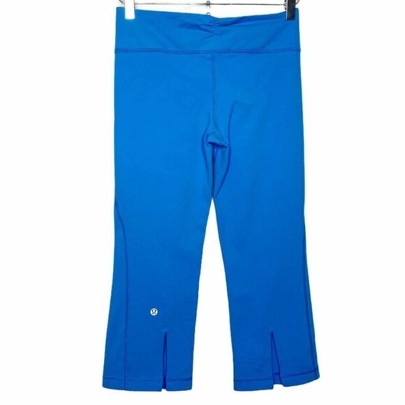 Lululemon Gather and Crow Slit Crop Pants Blue - Picture 6 of 10